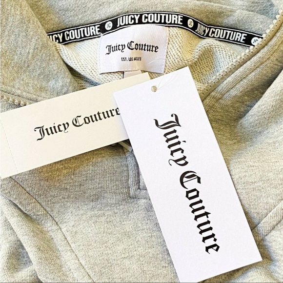 NWT*** Juicy Couture High Collar 1/2 Zip Top XL* - Picture 16 of 16